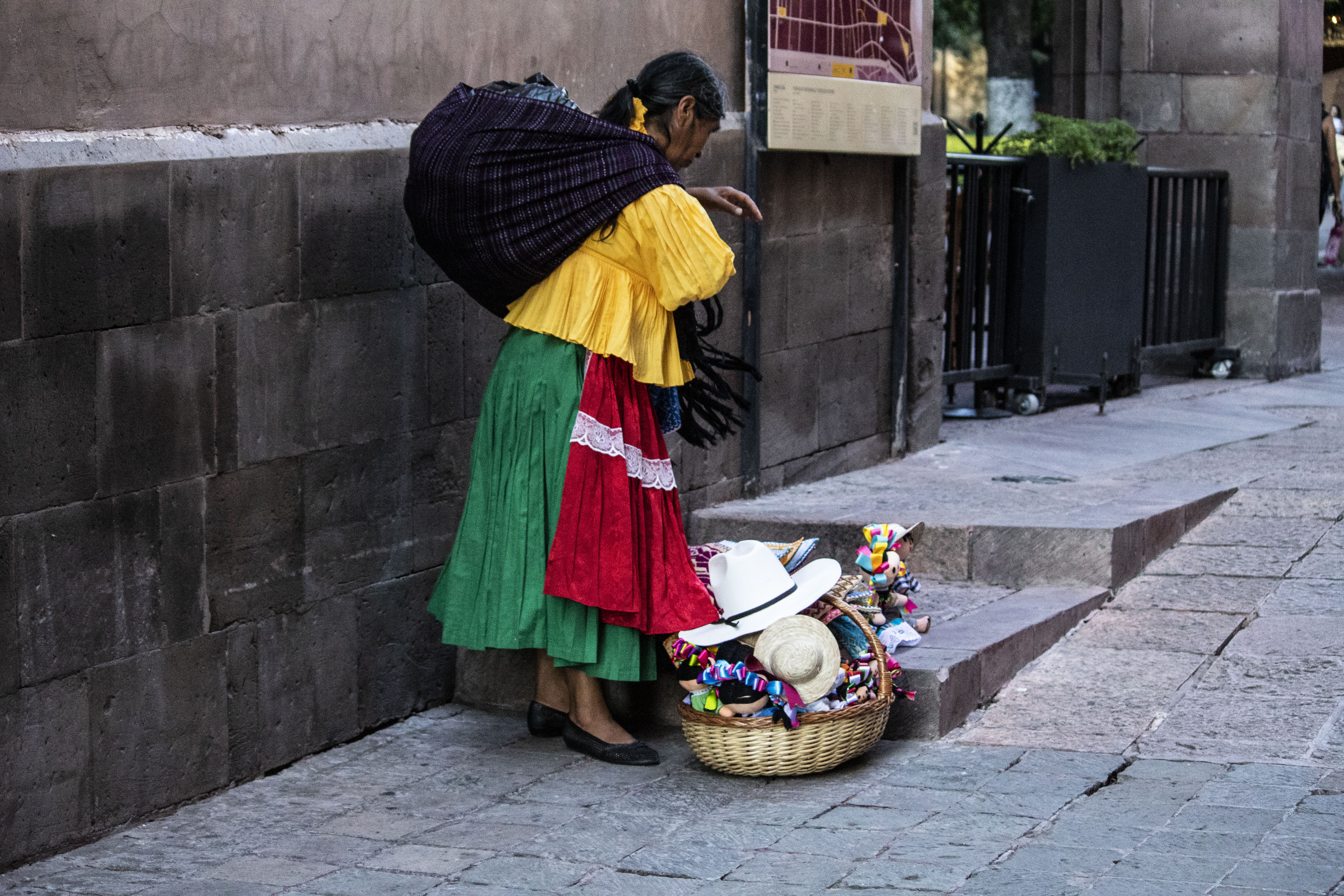 Lady on street
